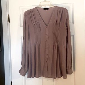 Lavender Button Down Blouse